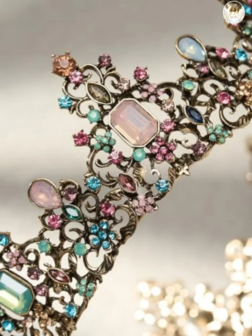 Queen Crown Princess Tiara Baroque Crystal Alloy Headband Wedding Prom
